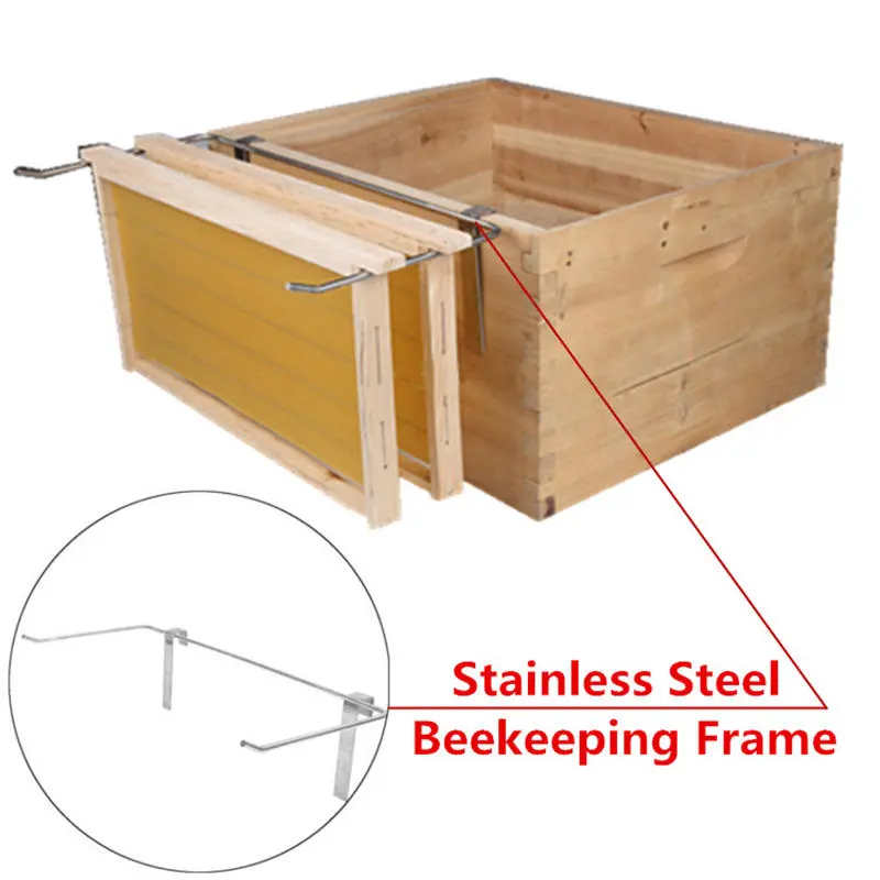 Stainless Steel Bee Hive Frame Holder | Beekeeping Perch Tool - Image 2