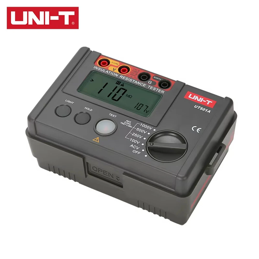 UNI-T UT501A Insulation Resistance Tester - 1000V 5.5GΩ | AC Voltage Measurement - Image 2