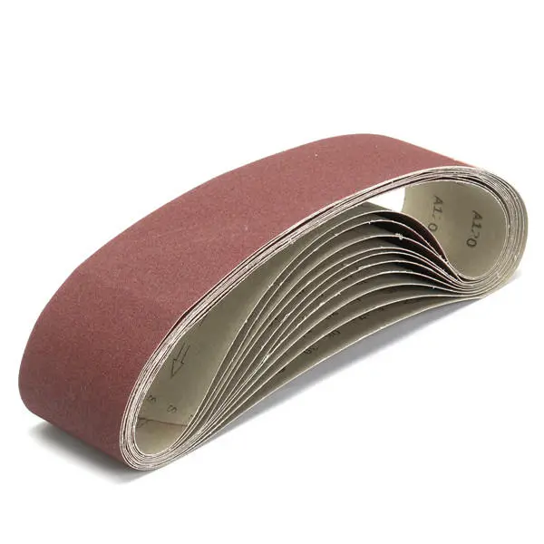 10pcs Sanding Belts 40-320 Grit | 50x915mm Aluminium Oxide Abrasive Belts - Image 3