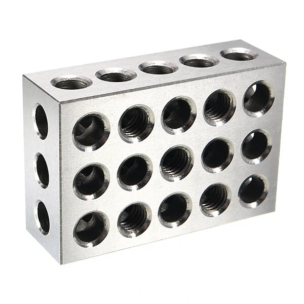 Machifit 25x50x75mm 23 Hole Parallel Clamping Block | Lathe Tool | 0.005mm Accuracy - Image 2