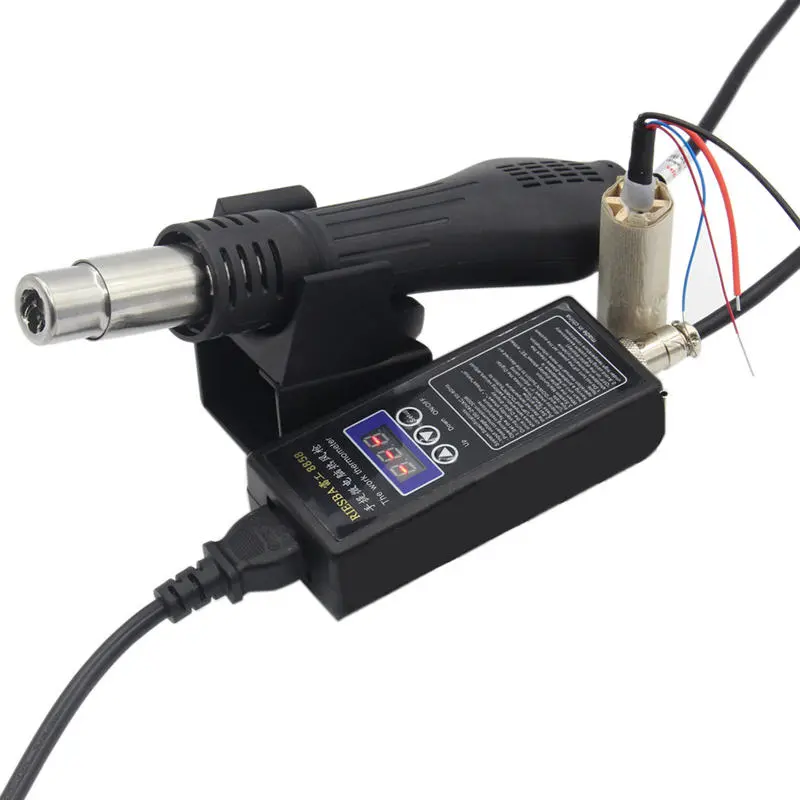 Riesba 8858 PLUG BGA Rework Soldering Station - Hot Air Blower, Heater, Portable - Image 2