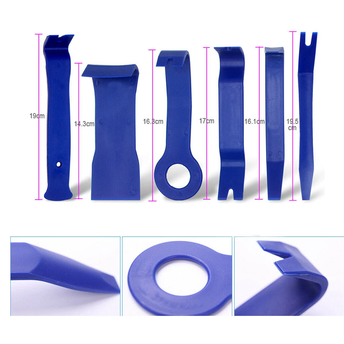 26Pcs Car Trim Door Panel Removal Tool Kit - Pry Bar & Clip Installer Set - Image 5