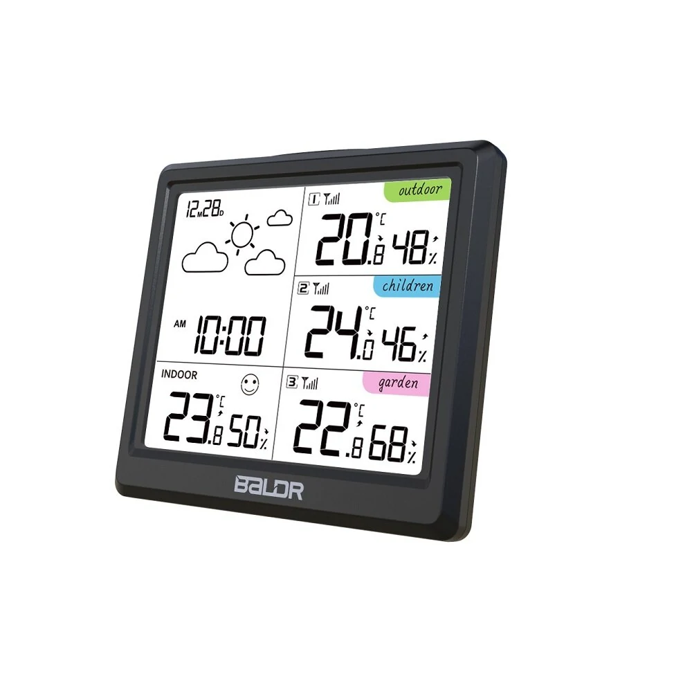 BALDR Wireless Weather Station - Indoor Outdoor Temperature Humidity Meter - Image 2