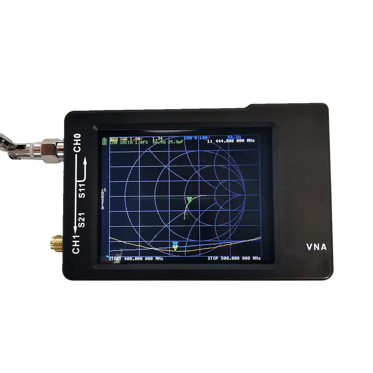 NanoVNA Vector Network Analyzer 50K-1.5GHz | HF VHF UHF Antenna Analyzer - Image 3