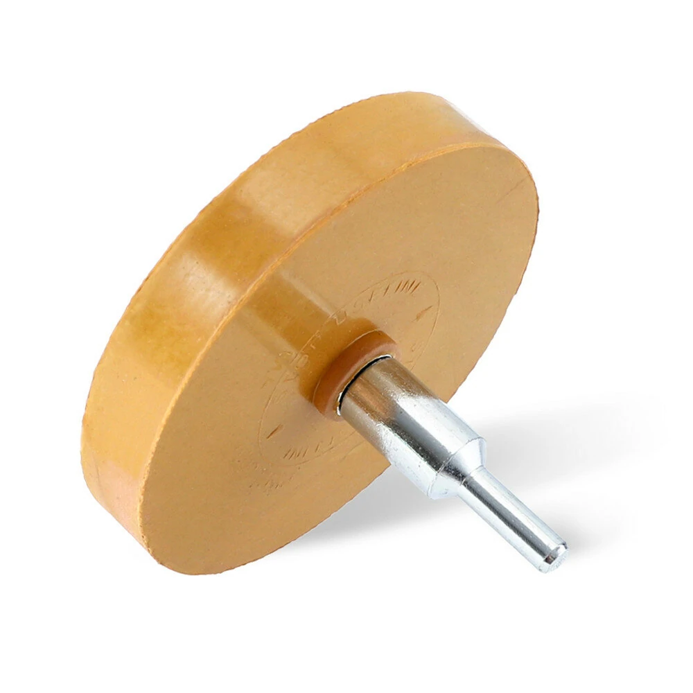 88mm Rubber Eraser Wheel - Vinyl Decal Removal Tool with Drill Adapter - Image 2