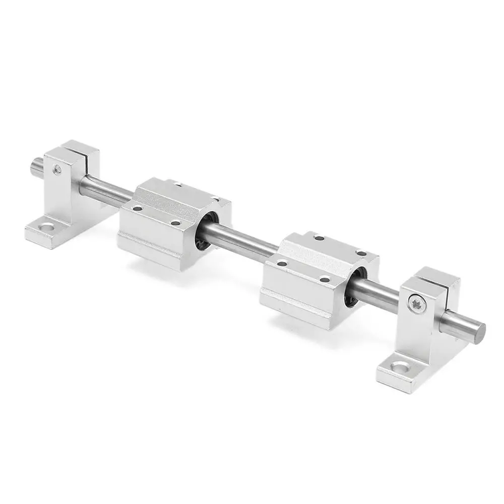 SCS8UU Linear Rail Shaft - 200mm Rod with Bearing Block & Guide Support | CNC Parts - Image 2