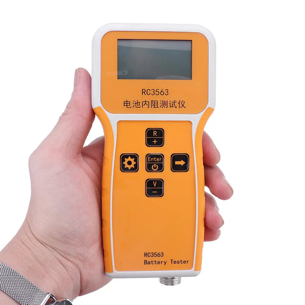 RC3563 Battery Internal Resistance Tester | Lithium Ni-Cr Lead Acid | Test Clips & Compartment - Image 2
