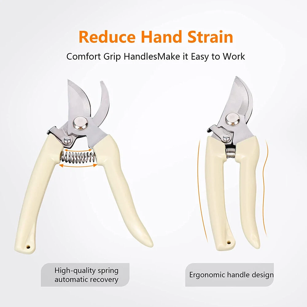 Garden Scuning Shears | Bypass Pruner for Flowers, Bonsai & Fruit Picking - Image 4