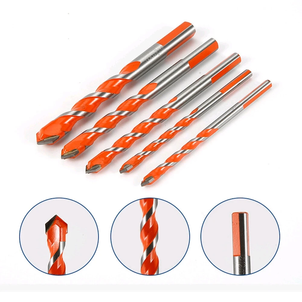 Overlord 6-12mm Triangular Drill Bit | 5-Piece Set for Tile, Glass & Concrete - Image 2