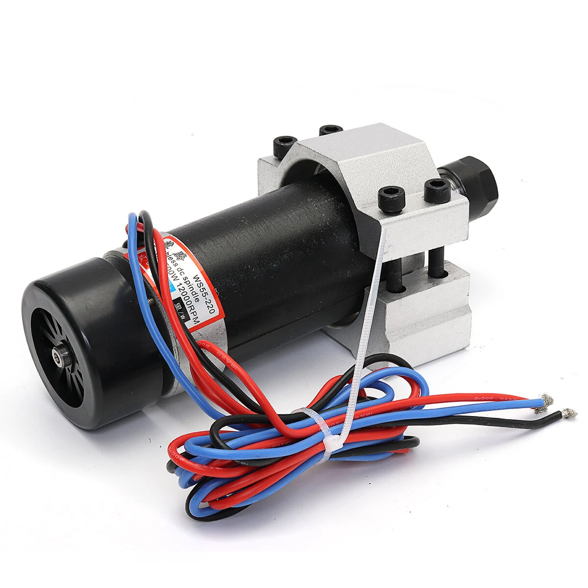 Machifit WS55-220S 500W Brushless Spindle Motor | with Driver & Clamp - Image 4
