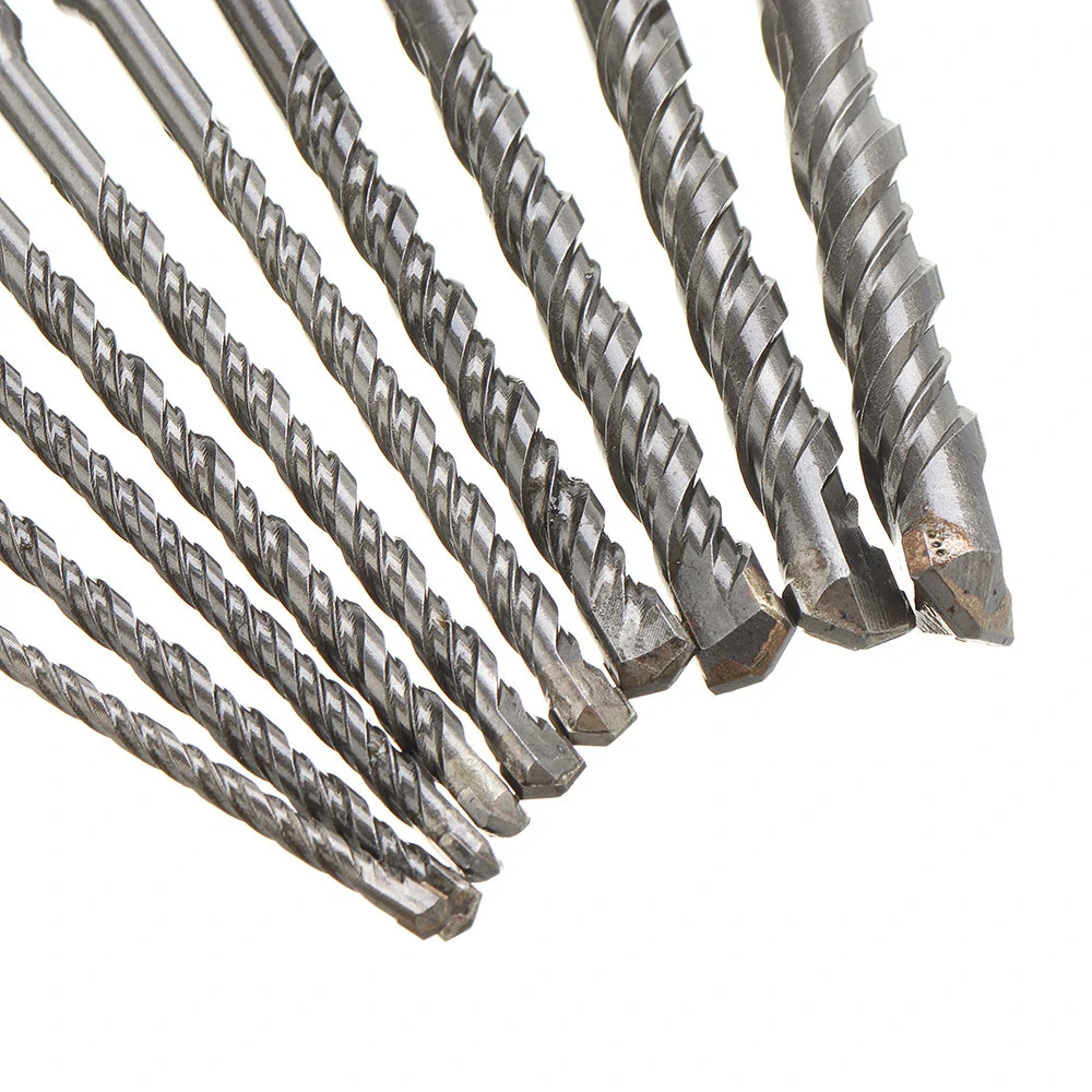 SDS Plus Masonry Drill Bit Set - 10Pcs 4-14mm | 160mm HSS Metal for Hammer Drills - Image 5