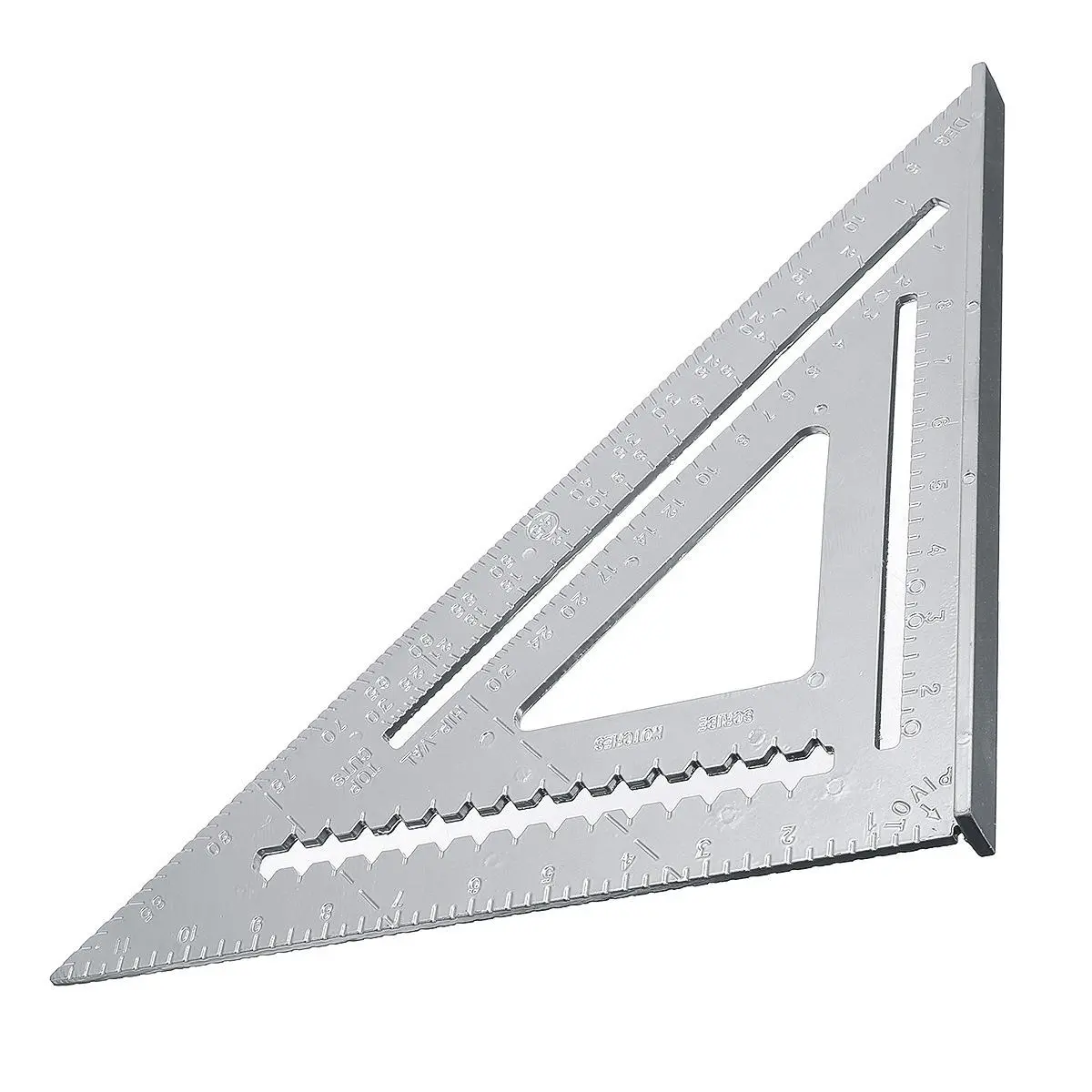 Aluminum Alloy Right Angle Ruler Protractor - 12 Inch Framing Measuring Tool - Image 4