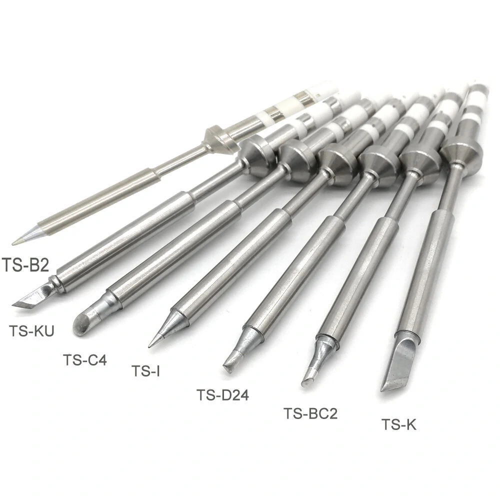 Replacement Black Chrome Soldering Iron Tips | Digital LCD Compatible - Image 2