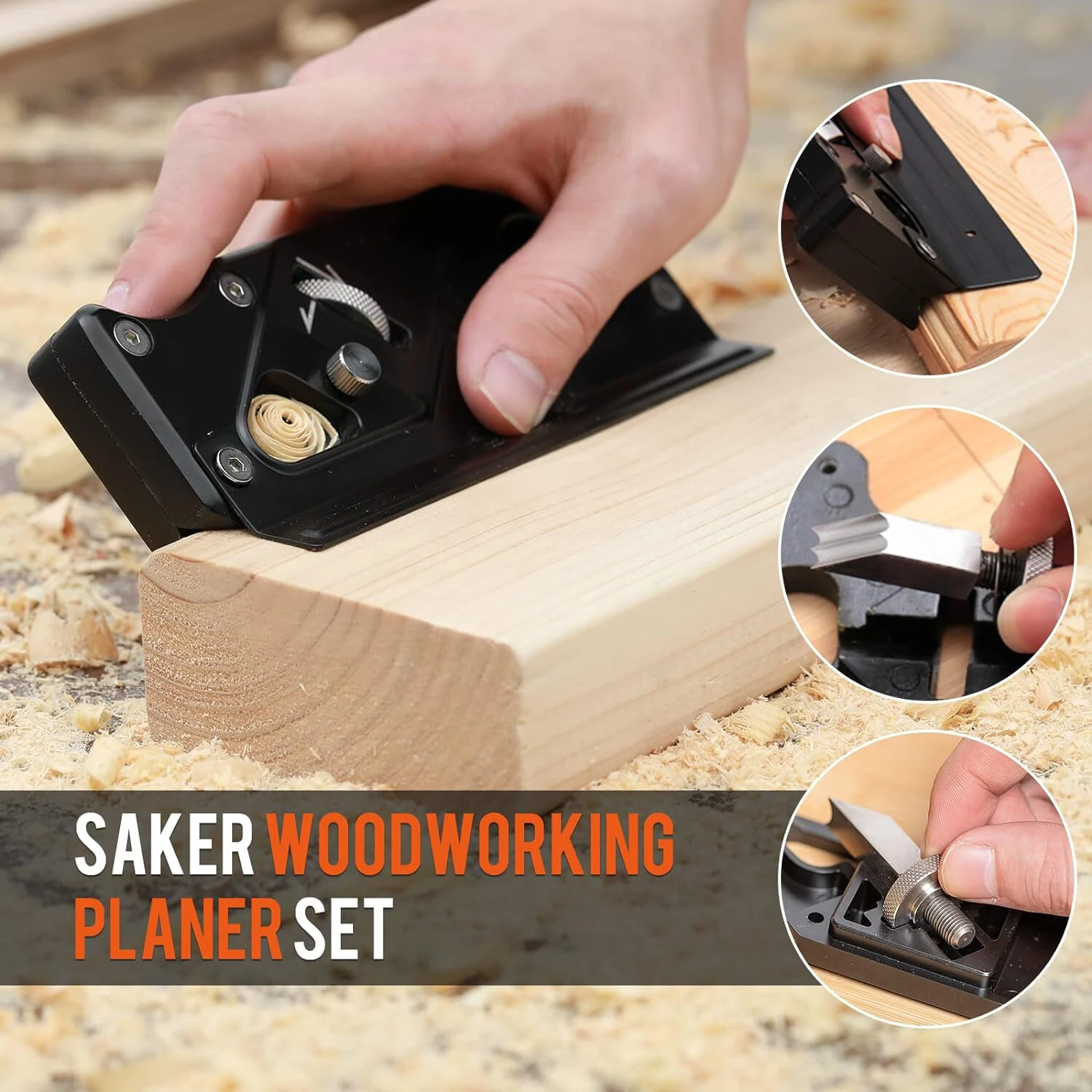 Chamfer Plane | Adjustable Depth High Carbon Steel | Portable Hand Planer - Image 3