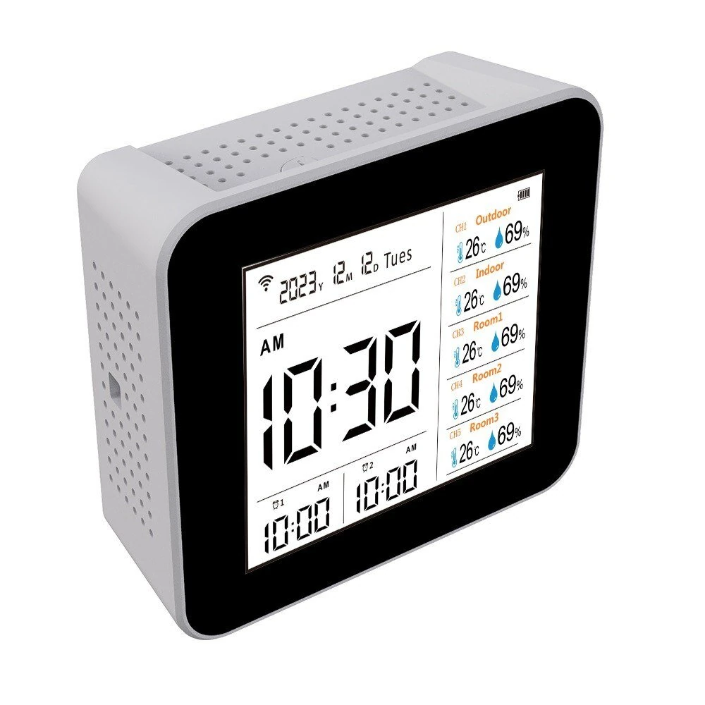 Tuya WiFi Thermometer Hygrometer - 13-in-1 Indoor Monitor with App Control - Image 3