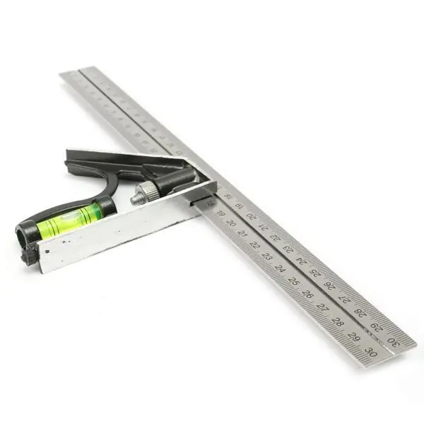 Precise Aluminium Combination Square - DIY Workshop Measuring Tool | Ruler - Image 2