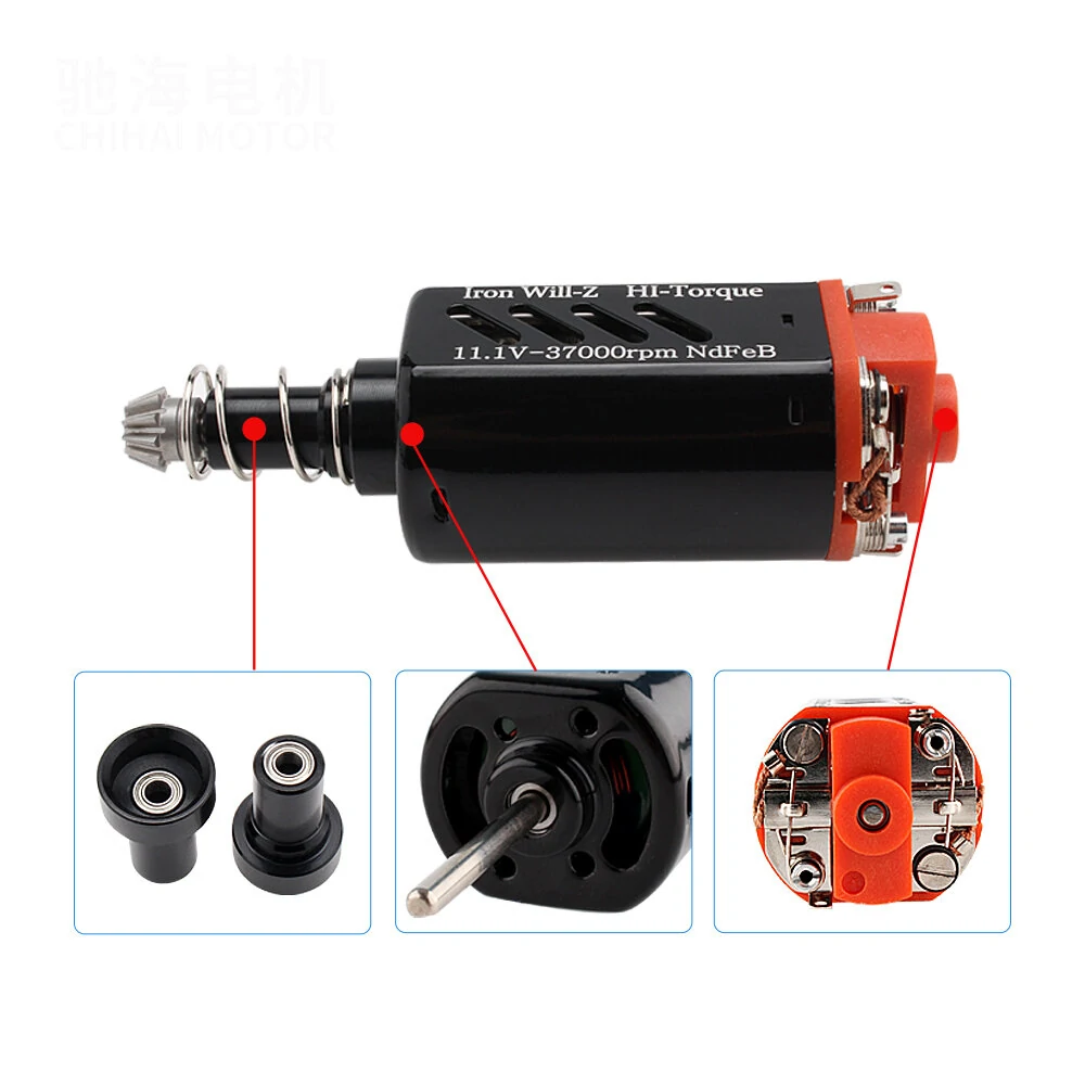 CHIHAI CHF-480WA-5038 DC Gear Motor | 11.1V 37000RPM High Torque High Speed - Image 5