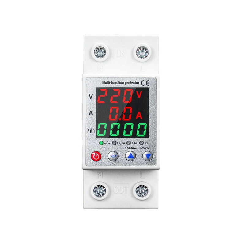 Digital 3-Phase Circuit Breaker 63A - Auto-Reclosing Switch & Adjustable Voltage - Image 3