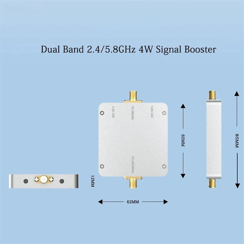 DJI Dual Band 2.4G 5.8G WiFi Booster | Outdoor Drone Signal Extender with WAN LAN Port - Image 3
