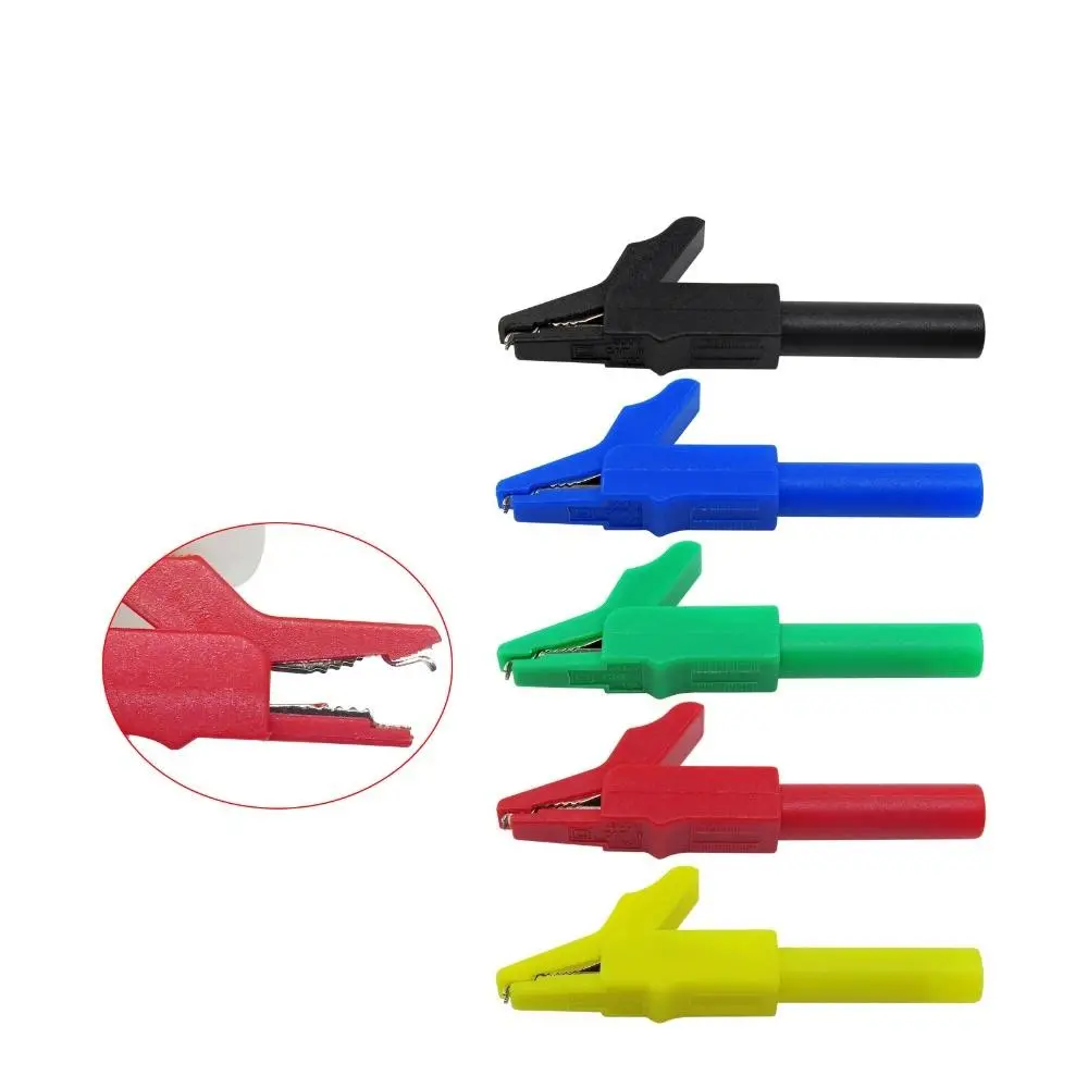 Cleqee P1050B 4mm Safety Stacked Banana Plug Lead | Silicone Wire with Crocodile Clip & Probe Kit - Image 2
