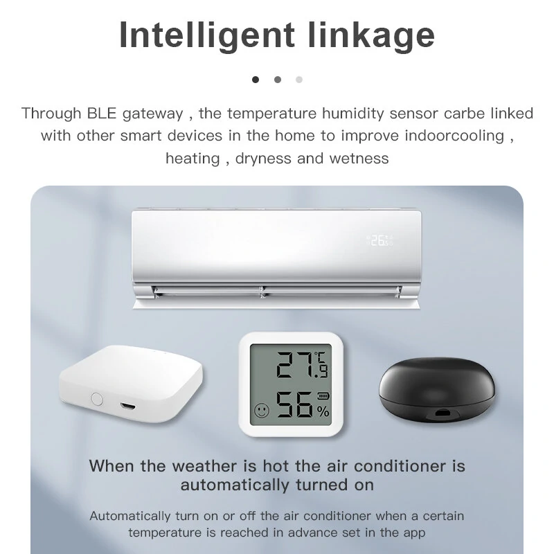 TH05 Mini Smart Bluetooth Temperature Humidity Sensor - 2 Pack | Long-Range & Real-Time Monitoring for Home Automation - Image 5