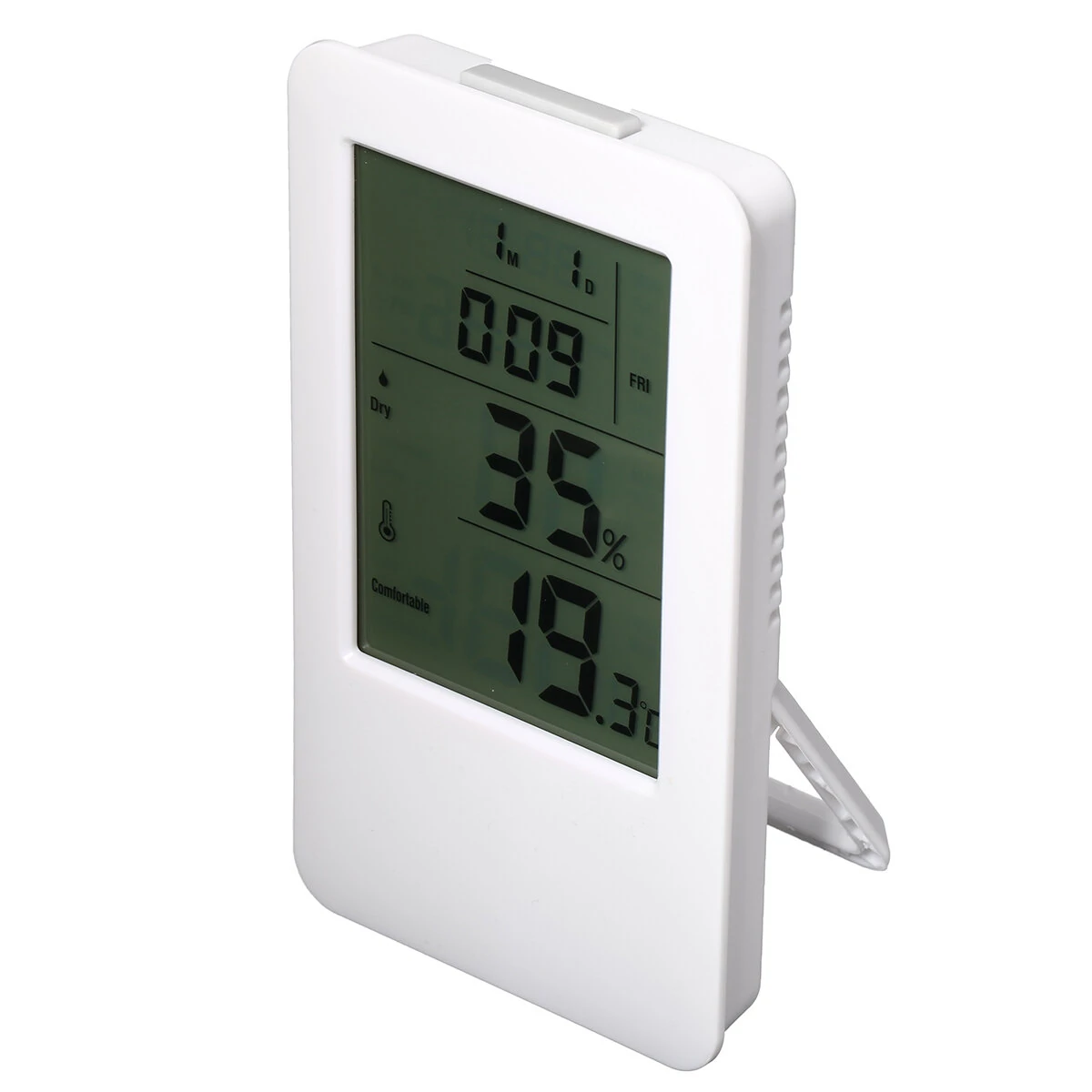 Digital Electronic Thermometer Hygrometer - Wet Dry LCD Display for Indoor - Image 3