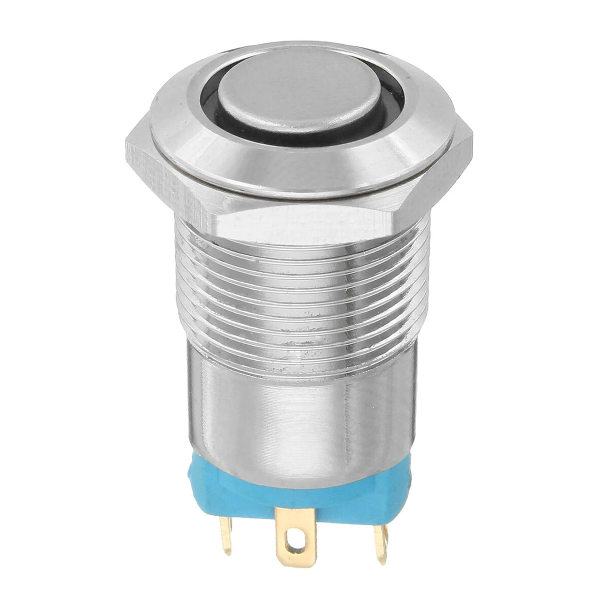 10pcs 12mm Green LED Metal Push Button Switch | 4-Pin Latching & Waterproof - Image 5
