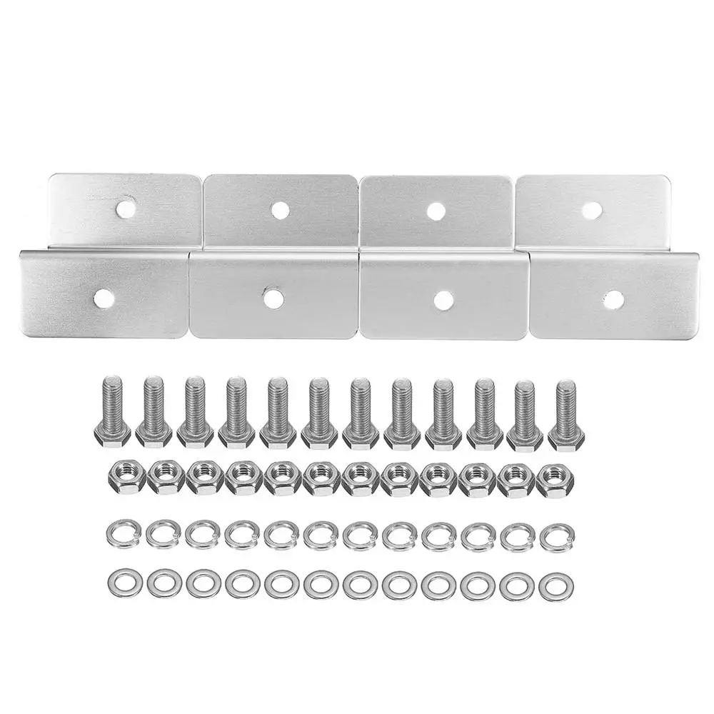ZB-01 Solar Panel Mounting Brackets Kit - 4pcs Aluminum Alloy for Motorhome & Yacht - Image 2