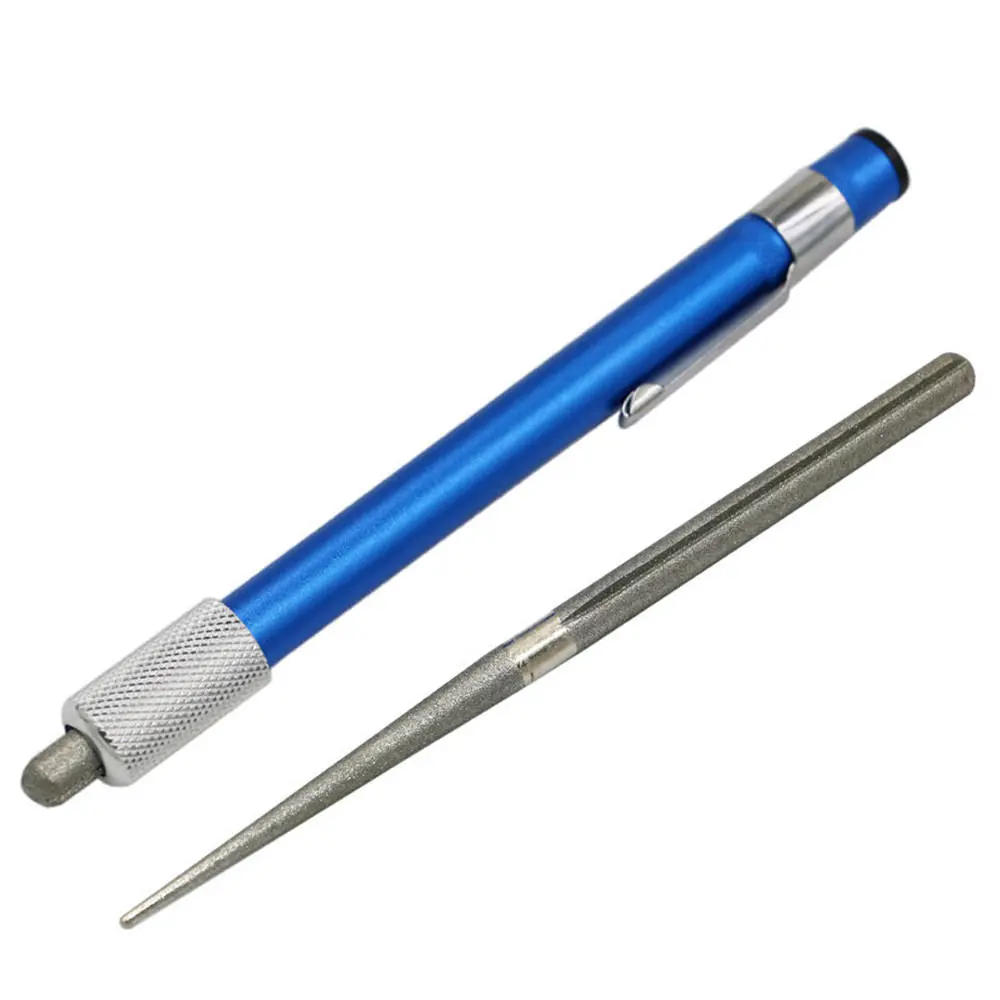 Double Head Diamond Pen Sharpener | Multi-Purpose Knife & Fishhook Sharpener - Image 2