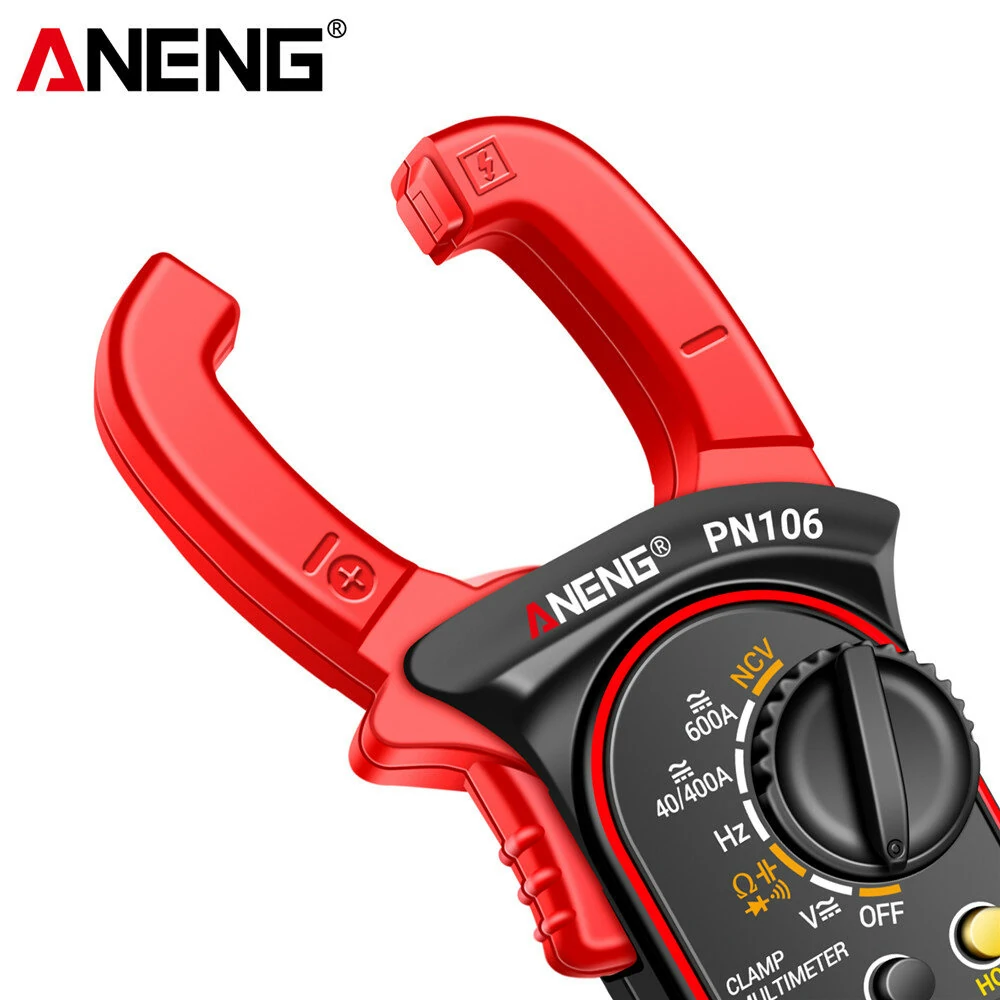ANENG PN106 True RMS Clamp Meter - 4000 Counts AC/DC Ammeter Voltmeter - Image 5
