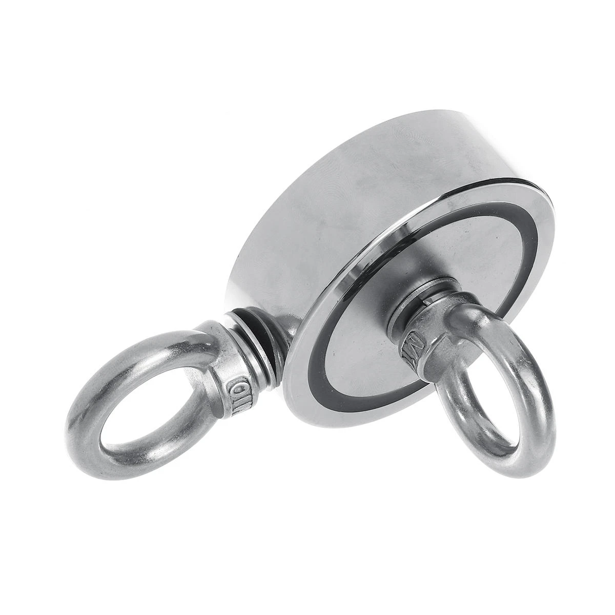 Neodymium Fishing Magnet - 200KG Double Sided Recovery Hook & Salvage Ring Tool - Image 3