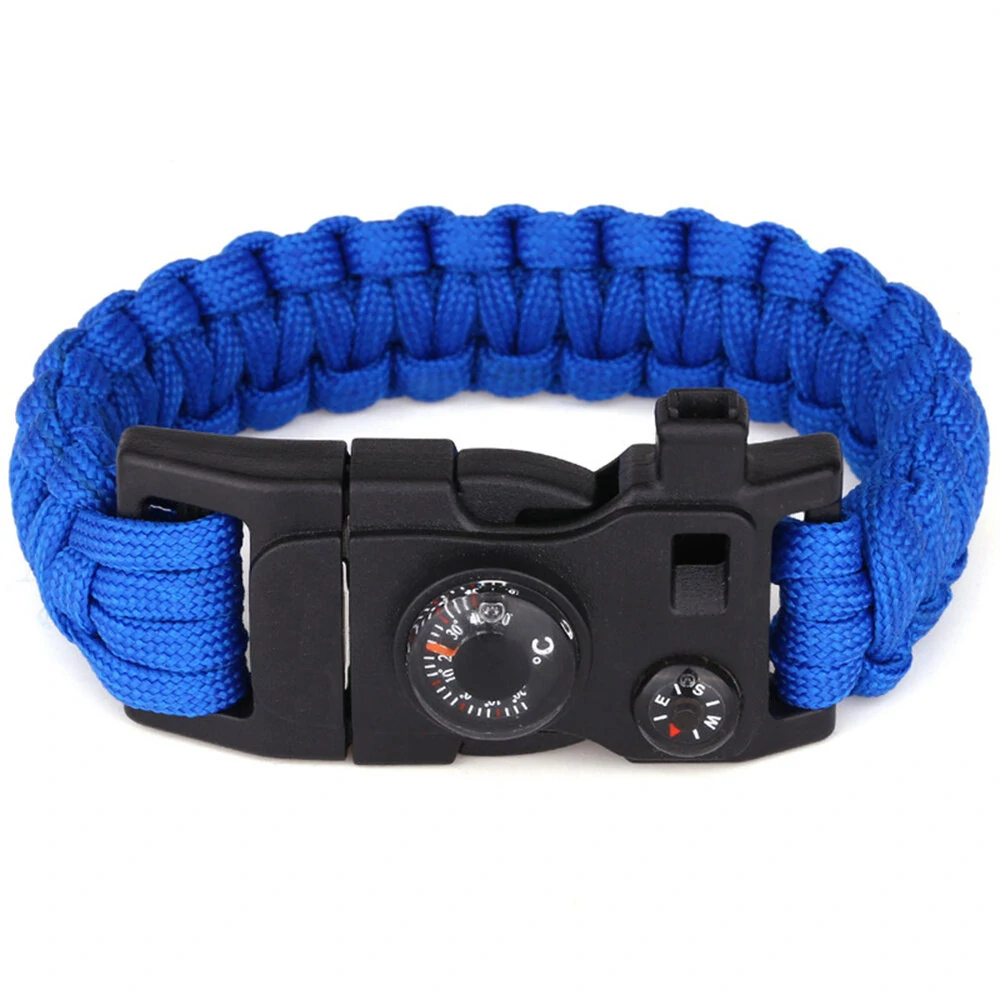 Multi-Functional Survival Paracord Bracelet | Fire-Stone, Compass & Whistle | 3.2m 7-Core for Outdoor Emergency - Image 5
