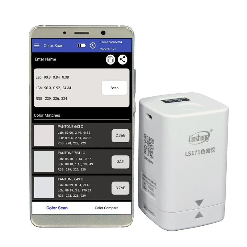 LS171 Portable Colorimeter | Digital LAB Color Meter with 8mm Analyzer & Screen - Image 2