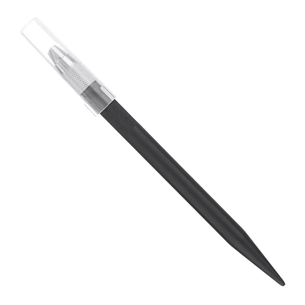 Black DIY Model Art Cutter - Metal Rubber Wood Carving Tool with 12 Blades - Image 2