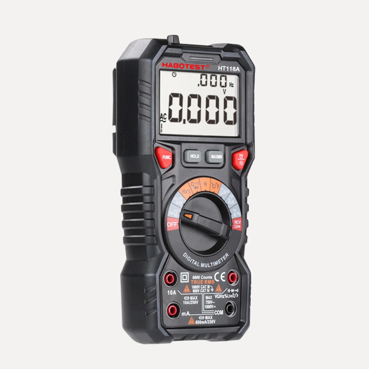 HABOTEST NCV Digital Multimeter - LCD Backlight AC/DC Voltage Tester - Image 5