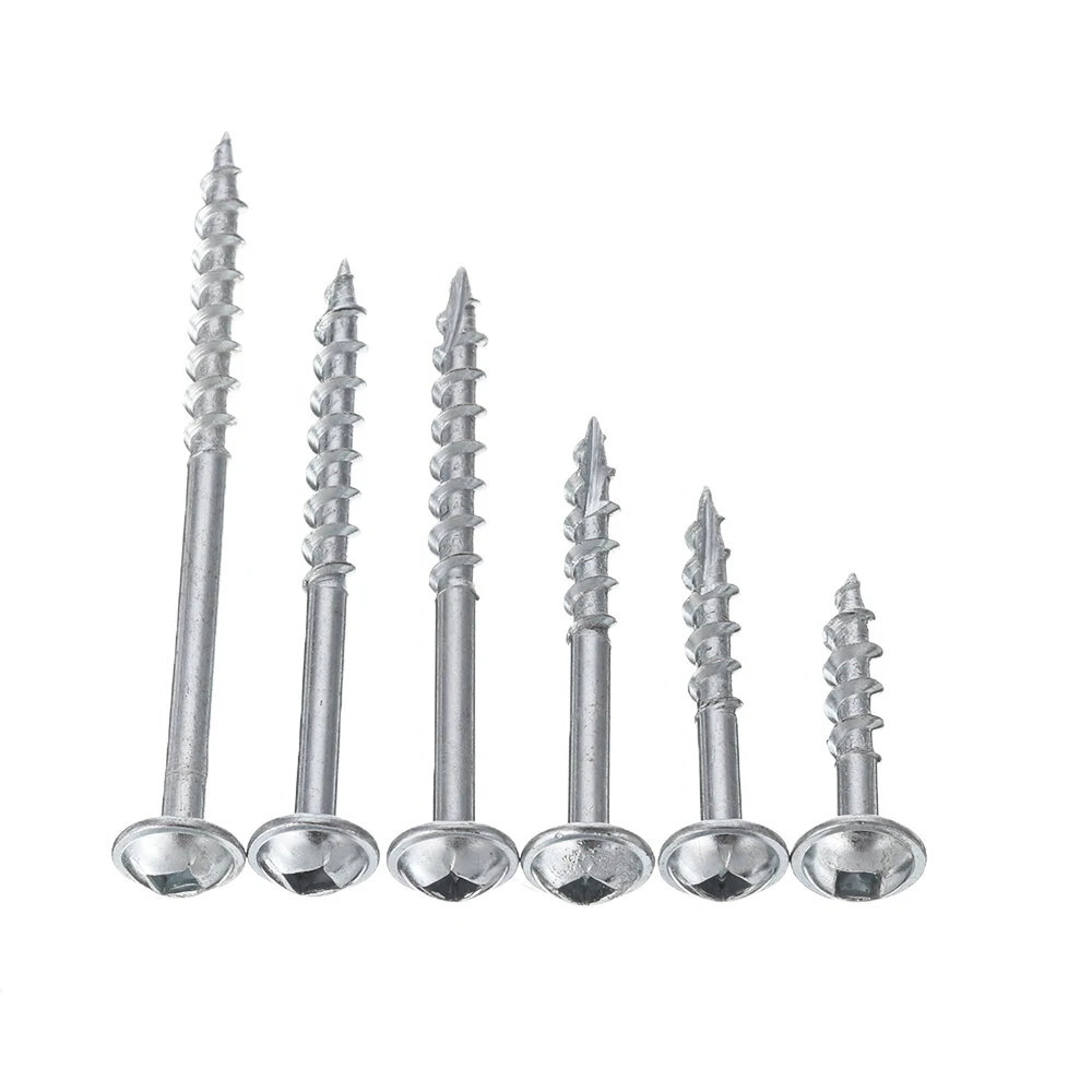 482Pcs Pocket Hole Screw Kit | 25-64mm Self Tapping SQ2 Square Head with Plugs & Driver Bit - Image 5