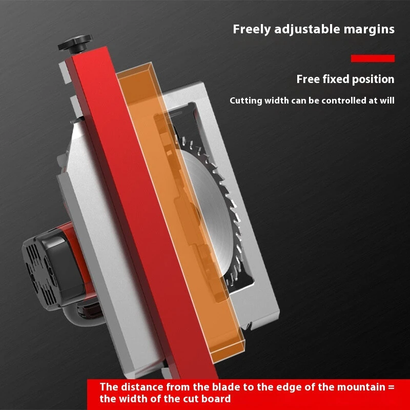 Adjustable Circular Saw Guide - Aluminum Alloy Edge Guide for Woodworking - Image 5