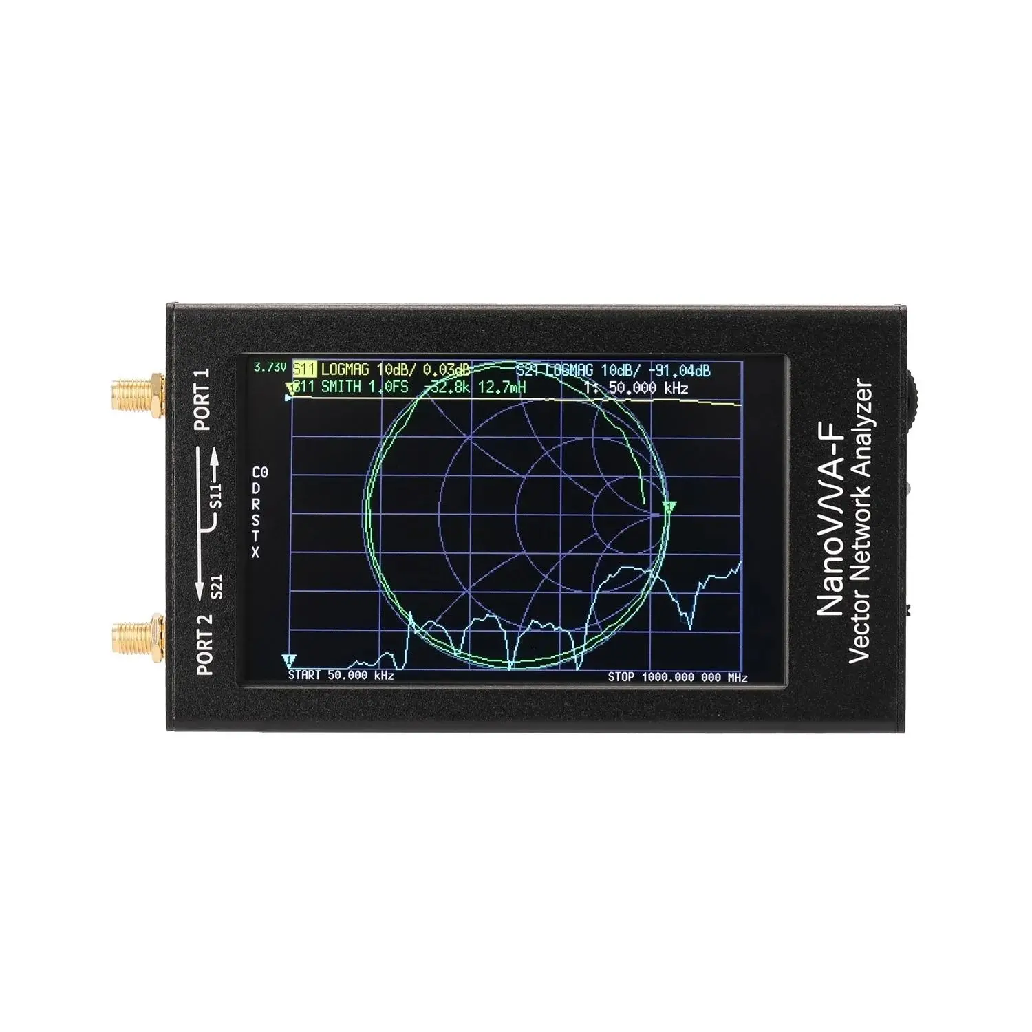 NanoVNA-F Portable Vector Network Analyzer | 50KHz-1000MHz | 4.3 Touchscreen - Image 3