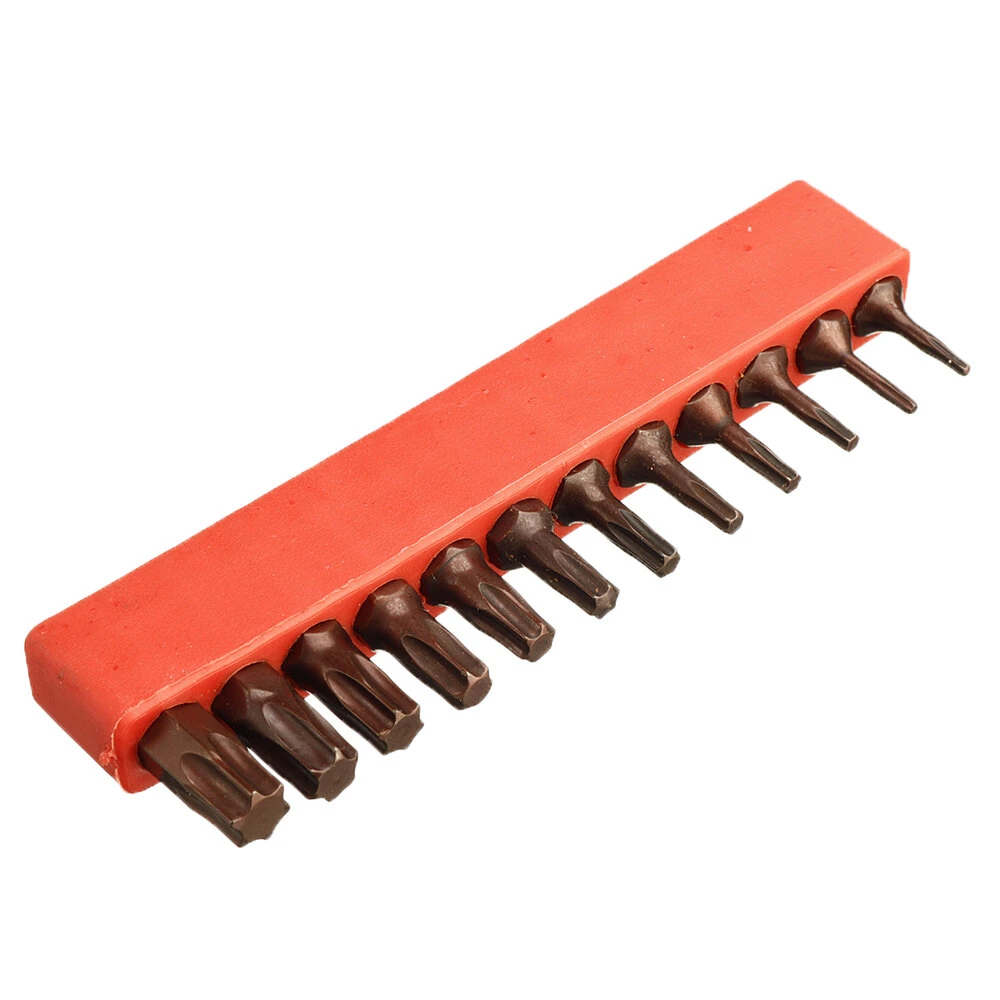 Drillpro 12pcs S2 Steel Torx Screwdriver Bits Set | T6-T40 | 25mm Magnetic - Image 5