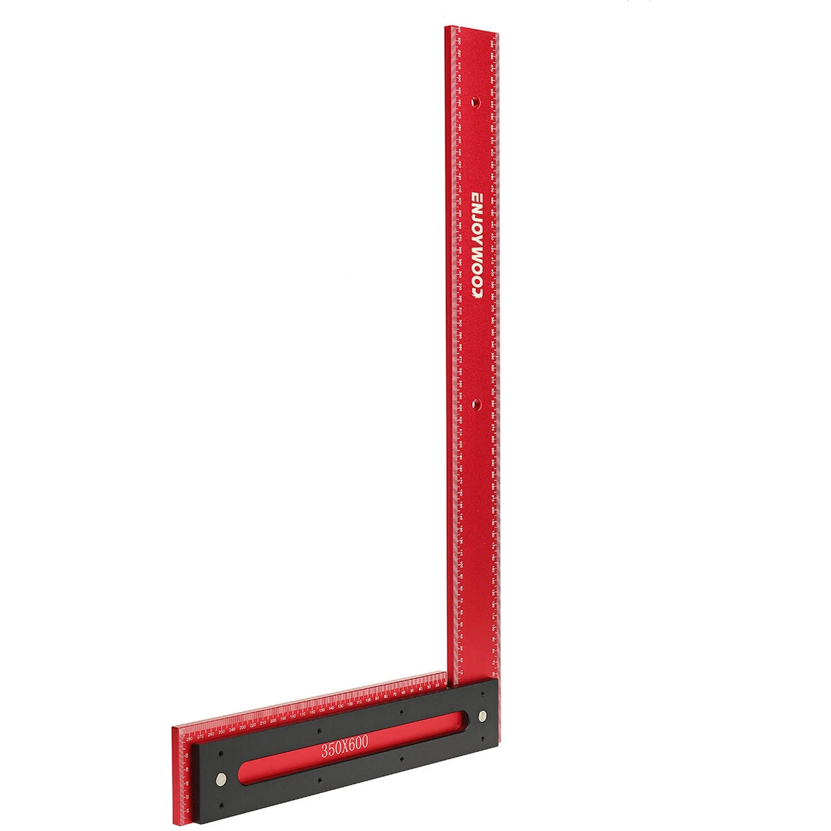 ENJOYWOOD 600mm Aluminum Alloy Carpenter Square - Woodworking Framing & Marking Ruler - Image 4
