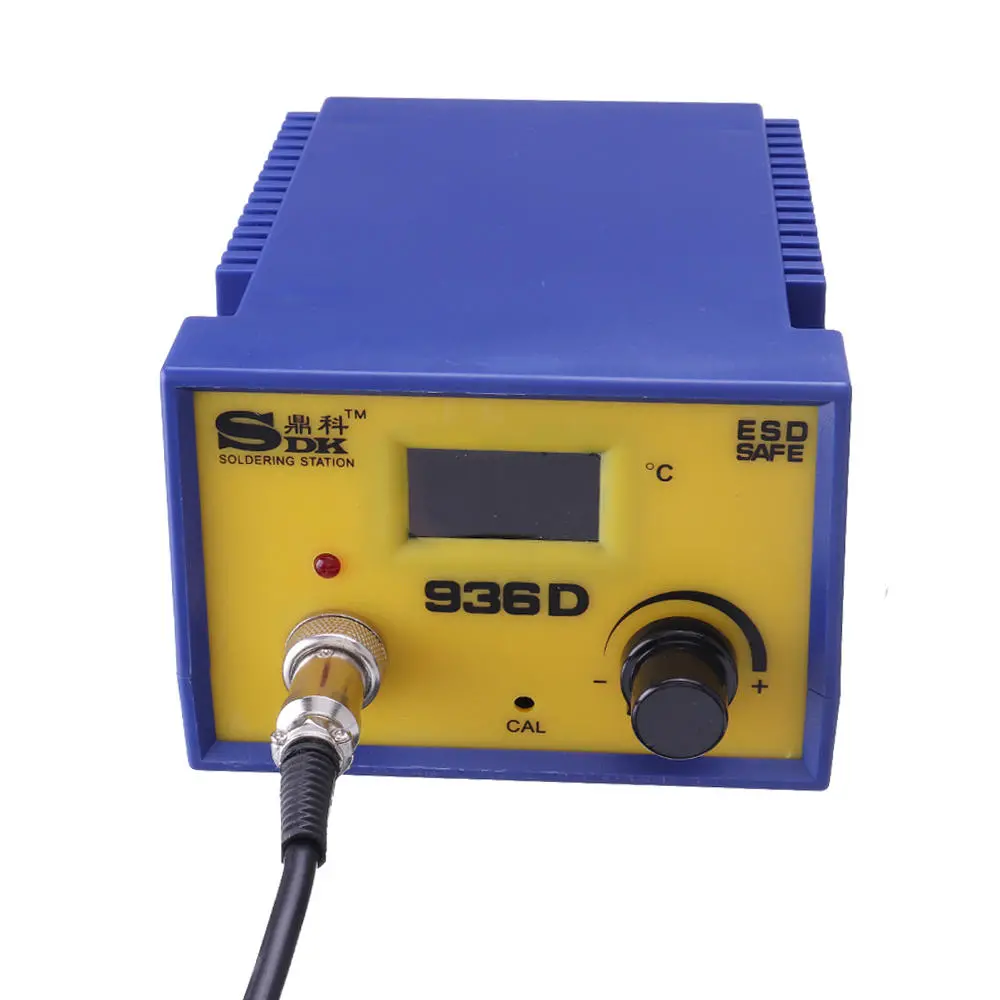 DINGKE 936D ESD Soldering Station | LED Digital Solder Iron Desoldering Station - Image 2