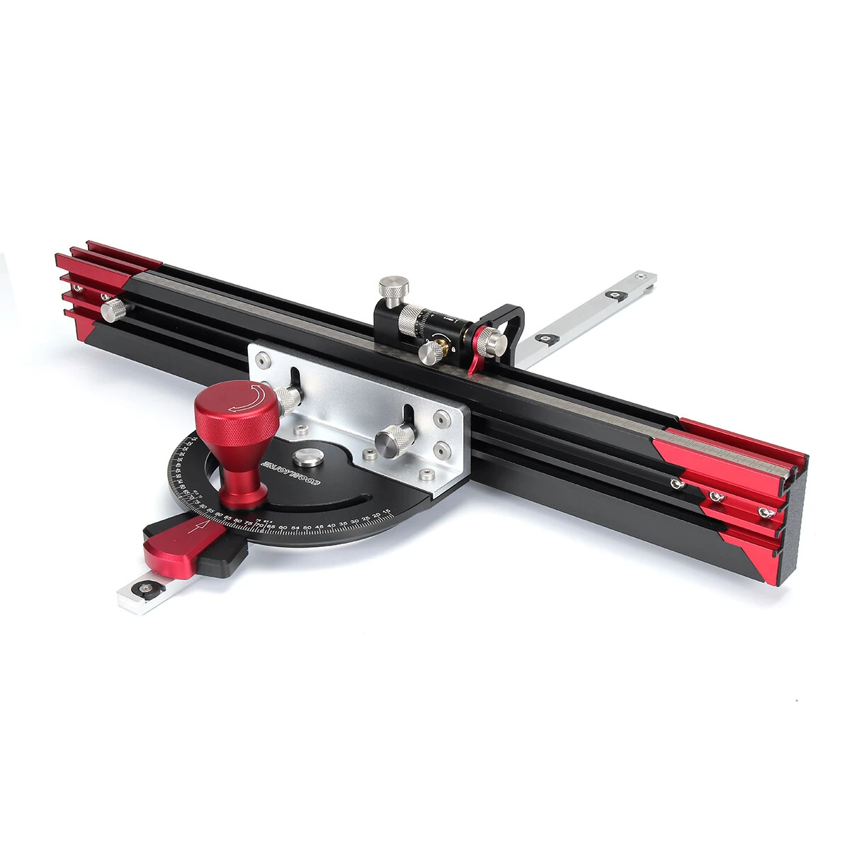 ENJOYWOOD Precision Table Saw Miter Gauge | 890mm Extendable Fence & 27 Angle Stops - Image 3