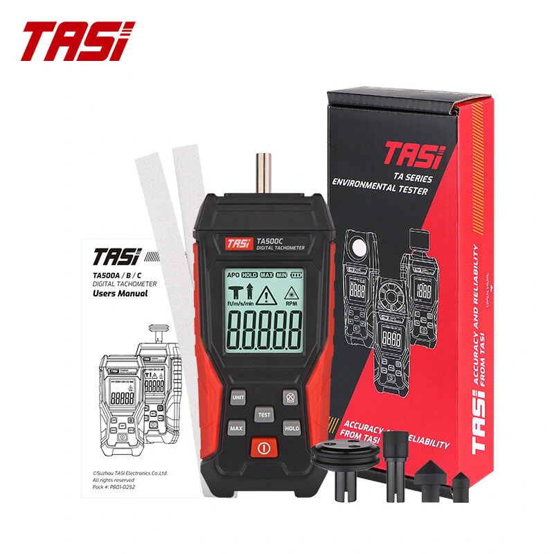 Anson TA500C Professional Laser Tachometer - Digital Contact Speedometer | Fast & Accurate - Image 5