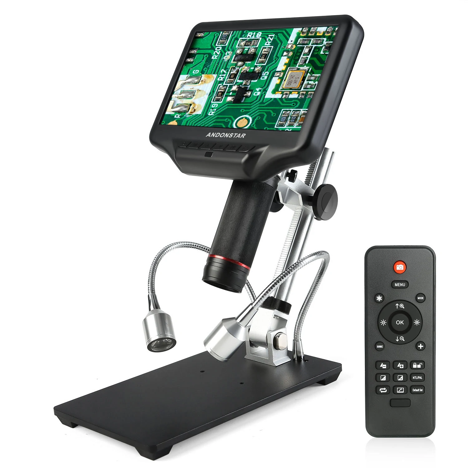 Andonstar AD407 3D HDMI Digital Microscope | 7 Inch Screen for Soldering & Phone Repair - Image 2