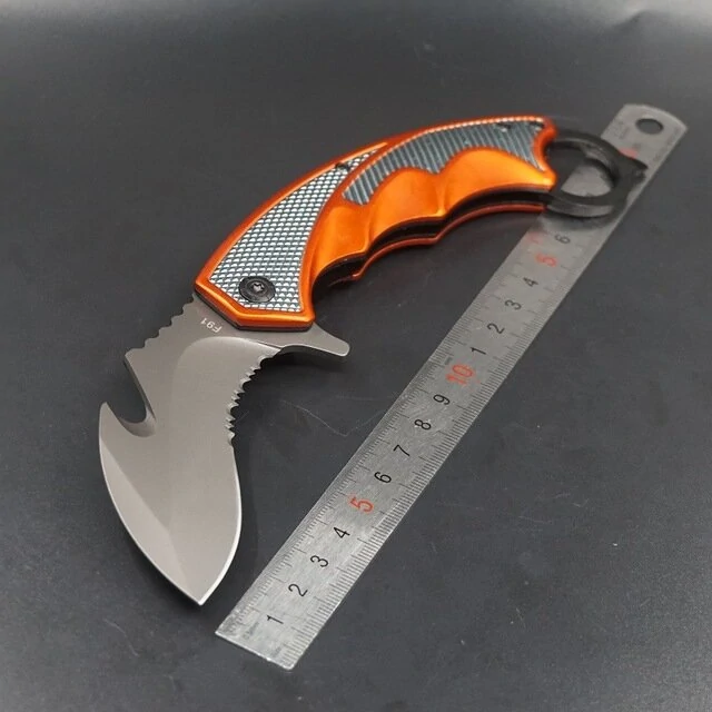 Karambit Folding Knife - Tactical Survival Tool for Hunting Camping EDC - Image 4