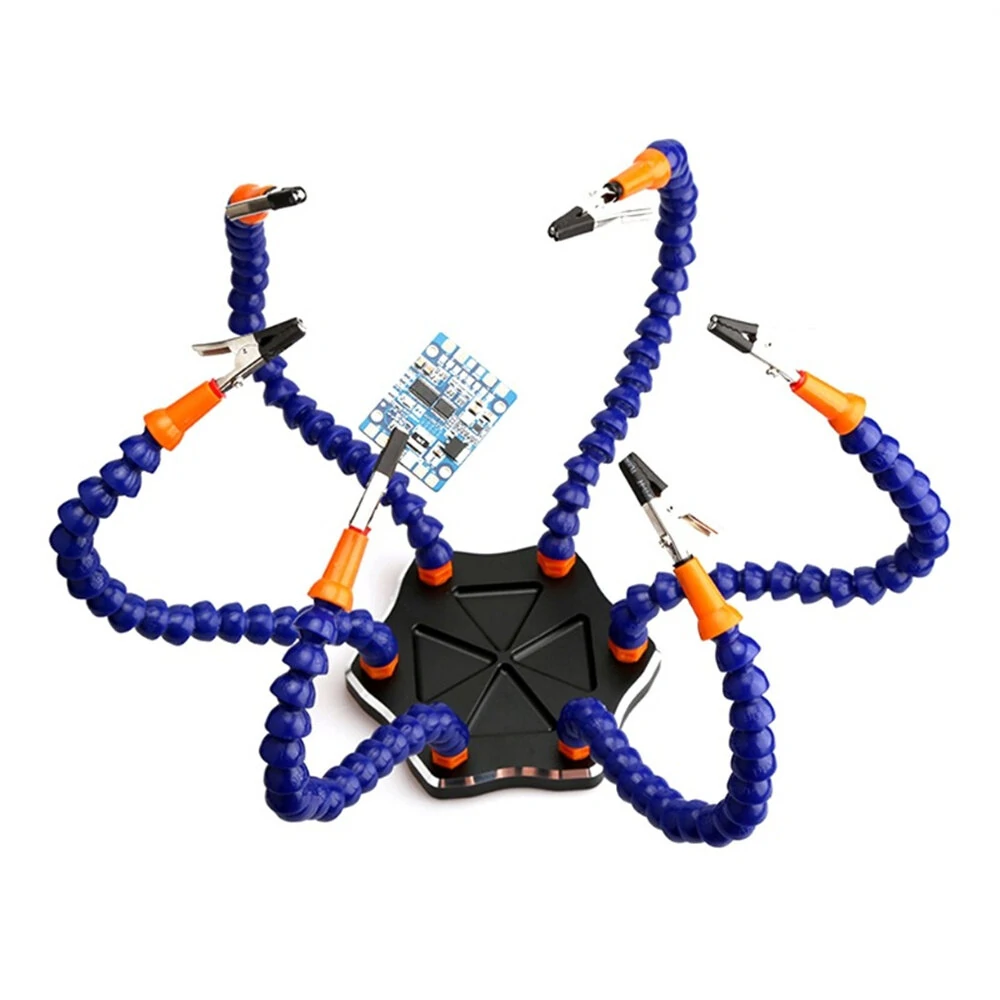 6-Jaw Multi-Weld Bracket Repair Fixture | 7-Piece Flexible Arm with USB Fan - Image 2