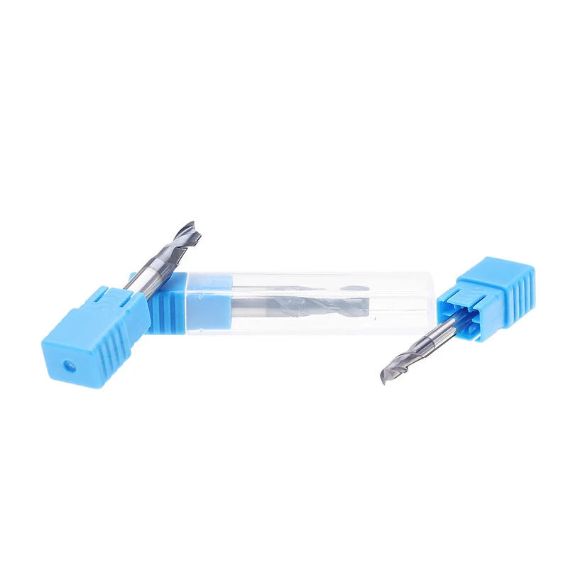 Drillpro HRC55 TiAlN 2 Flute End Mill Cutter | 1-10mm Tungsten Carbide CNC Tool - Image 5