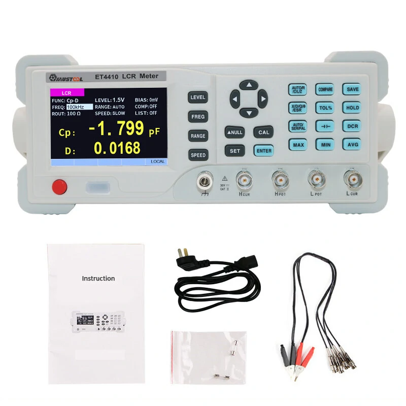 Mustool ET4410 LCR Meter - Digital Bridge Tester for Capacitance Resistance - Image 4