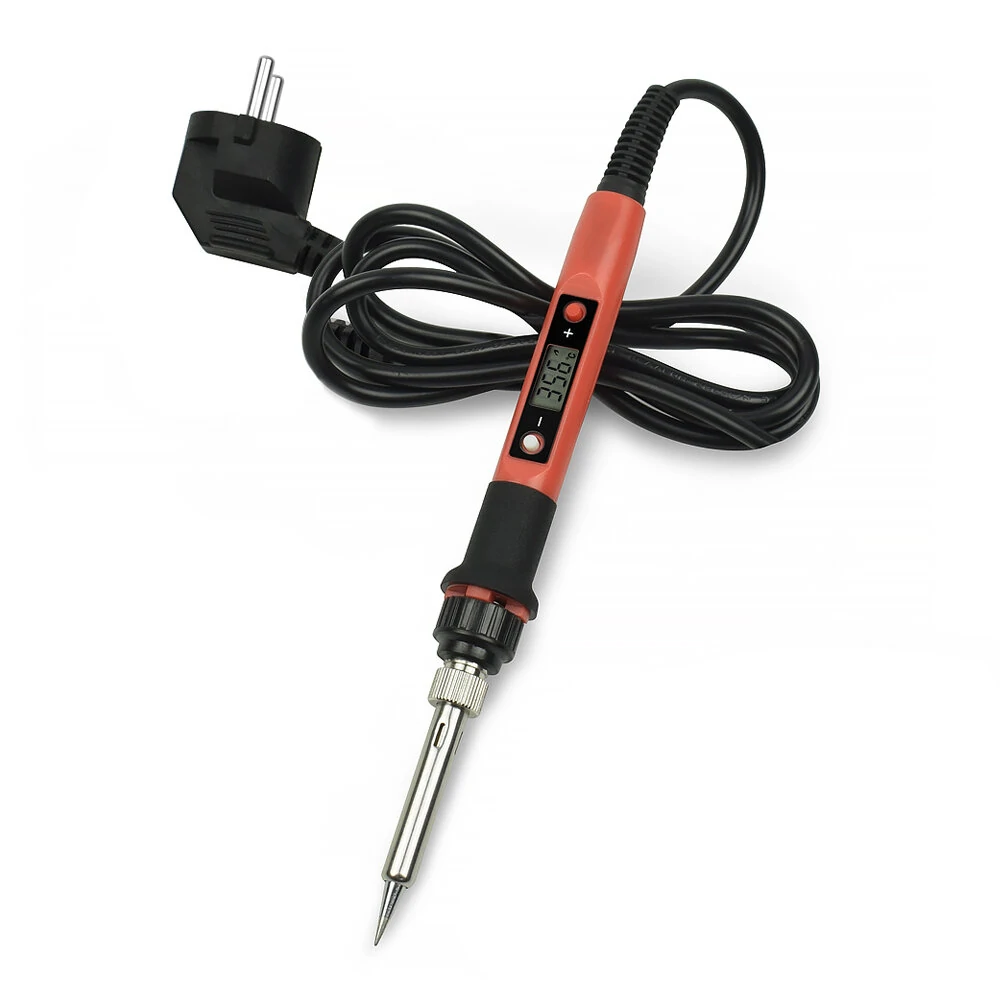 NEWACALOX 60W Soldering Iron Kit | Digital Multimeter, Desoldering Pump | EU/US Plug - Image 2