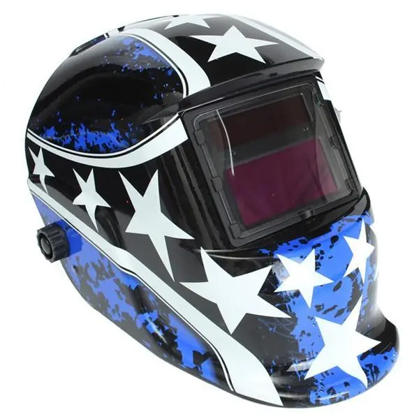 Pentagram Star Solar Auto Darkening Welding Helmet - TIG MIG Welder Mask - Image 2